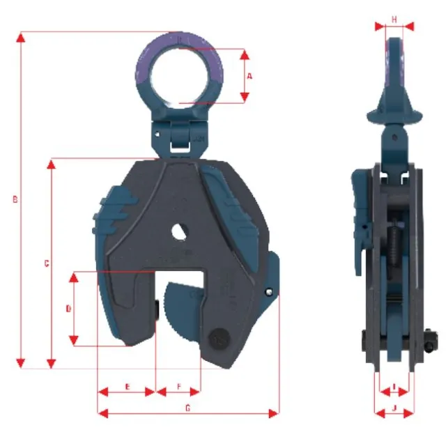 Product technical drawing